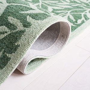 Safavieh Jardin Hand Tufted Wool Cotton Blend Area Rug - Timeless Elegance For Any Room Decor Style Green 80% Wool And 20% Cotton Jar753y-213