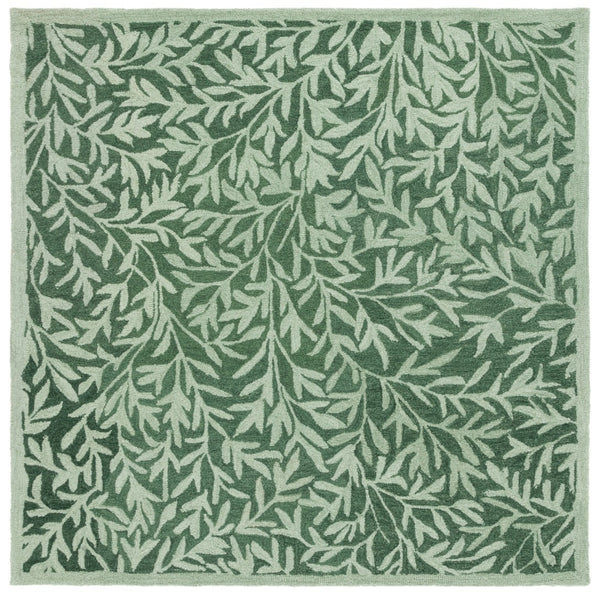 Safavieh Jardin Hand Tufted Wool Cotton Blend Area Rug - Timeless Elegance For Any Room Decor Style Green 80% Wool And 20% Cotton Jar753y-213