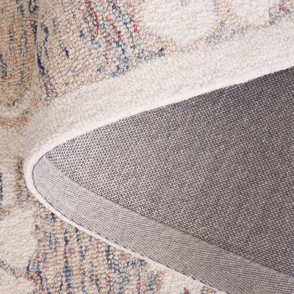 Safavieh Jardin Hand-tufted Runner Rug - Luxurious Floral Design For Elegant Hallways And Living Spaces Grey ,Ivory 80% Wool,20% Cotton Jar757f-5