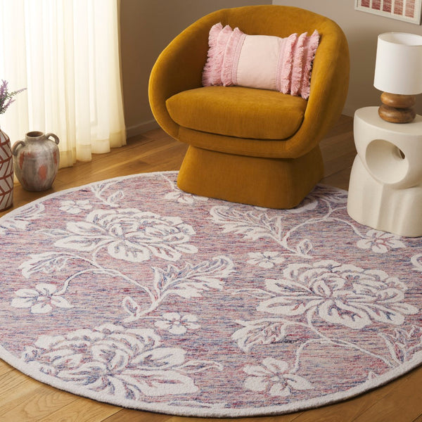 Safavieh Jardin Elegant Floral Hand-tufted Area Rug - Timeless Charm And Comfort For Any Home Décor Space Grey ,Ivory 80% Wool,20% Cotton Jar757f-3