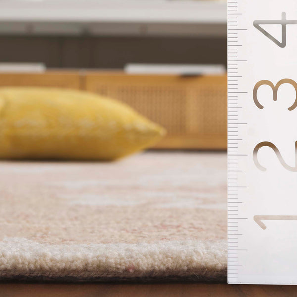 Safavieh Jardin Hand-tufted Runner Rug - Luxurious Floral Design For Elegant Hallways And Living Spaces Rust ,Ivory 80% Wool,20% Cotton Jar757p-5