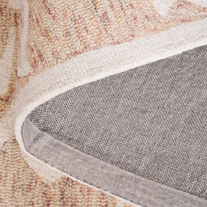 Safavieh Jardin Hand-tufted Runner Rug - Luxurious Floral Design For Elegant Hallways And Living Spaces Rust ,Ivory 80% Wool,20% Cotton Jar757p-5