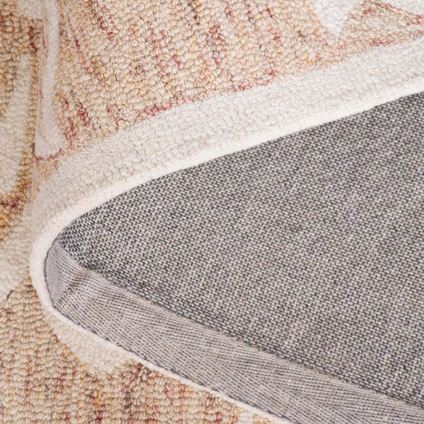 Safavieh Jardin Hand-tufted Runner Rug - Luxurious Floral Design For Elegant Hallways And Living Spaces Rust ,Ivory 80% Wool,20% Cotton Jar757p-5