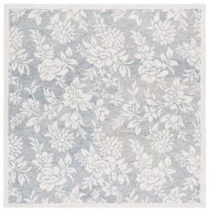 Safavieh Jardin Hand-tufted Grey And Ivory Floral Area Rug - Luxurious Softness And Timeless Elegance For Your Home Grey ,Ivory 80% Wool,20% Cotton Jar758f-4