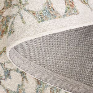 Safavieh Jardin Hand-tufted Grey And Ivory Floral Area Rug - Luxurious Softness And Timeless Elegance For Your Home Green ,Ivory 80% Wool,20% Cotton Jar758y-4