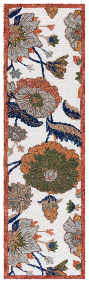 Safavieh Jardin Hand-tufted Floral Area Rug - Timeless Elegance For Hallways And Living Spaces - 80% Wool Ivory ,Green 80% Wool,20% Cotton Jar759a-28