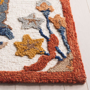 Safavieh Jardin Hand-tufted Floral Area Rug - Timeless Elegance For Hallways And Living Spaces - 80% Wool Ivory ,Green 80% Wool,20% Cotton Jar759a-5