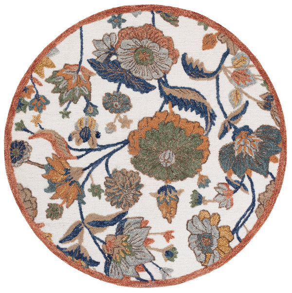 Safavieh Jardin Hand-tufted Floral Area Rug - Timeless Elegance For Hallways And Living Spaces - 80% Wool Ivory ,Green 80% Wool,20% Cotton Jar759a-6r