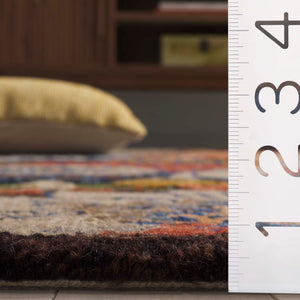 Safavieh Jardin Hand-tufted Floral Area Rug - Timeless Elegance For Hallways And Living Spaces - 80% Wool Green ,Blue 80% Wool,20% Cotton Jar759y-5