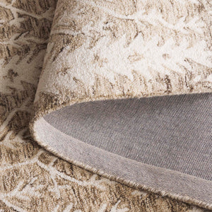 Safavieh Jardin Hand-tufted Runner Rug - Elegant Forestry Design For Timeless Luxury In Your Home Decor Light Brown ,Ivory 80% Wool 10% Cotton Jar852t-5