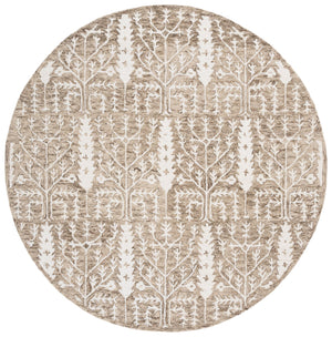 Safavieh Jardin Hand-tufted Runner Rug - Elegant Forestry Design For Timeless Luxury In Your Home Decor Light Brown ,Ivory 80% Wool 10% Cotton Jar852t-6r