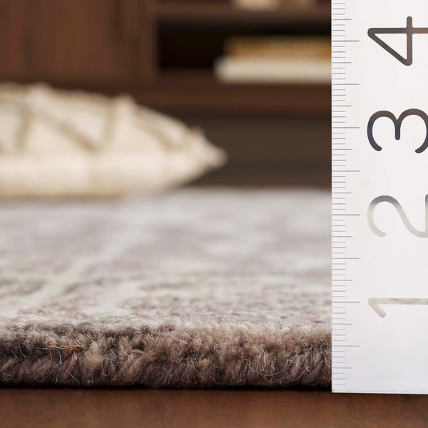 Safavieh Jardin Hand-tufted Runner Rug - Elegant Forestry Design For Timeless Luxury In Your Home Decor Purple ,Ivory 80% Wool 10% Cotton Jar852v-5