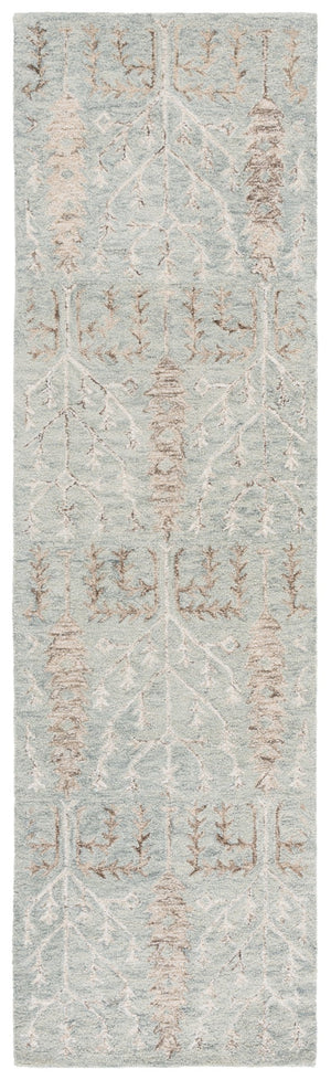Safavieh Jardin Elegant Hand-tufted Area Rug With Botanical Design For Timeless Home Decor And Comfort Green ,Beige 80% Wool 10% Cotton Jar852y-6