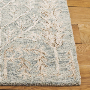 Safavieh Jardin Hand-tufted Runner Rug - Elegant Forestry Design For Timeless Luxury In Your Home Decor Green ,Beige 80% Wool 10% Cotton Jar852y-5