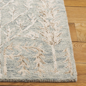 Safavieh Jardin Elegant Hand-tufted Area Rug With Botanical Design For Timeless Home Decor And Comfort Green ,Beige 80% Wool 10% Cotton Jar852y-6