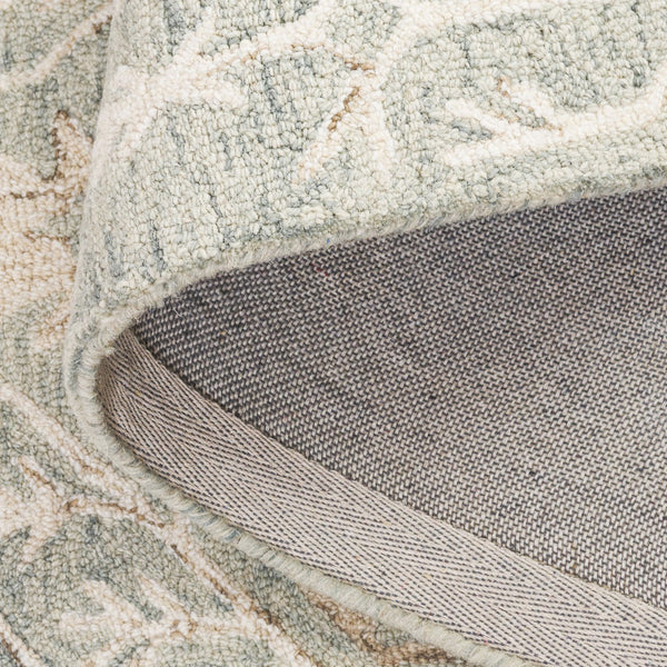 Safavieh Jardin Hand-tufted Runner Rug - Elegant Forestry Design For Timeless Luxury In Your Home Decor Green ,Beige 80% Wool 10% Cotton Jar852y-5