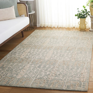 Safavieh Jardin Hand-tufted Runner Rug - Elegant Forestry Design For Timeless Luxury In Your Home Decor Green ,Beige 80% Wool 10% Cotton Jar852y-5