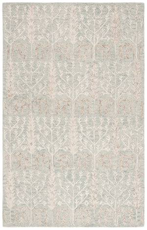 Safavieh Jardin Hand-tufted Runner Rug - Elegant Forestry Design For Timeless Luxury In Your Home Decor Green ,Beige 80% Wool 10% Cotton Jar852y-5