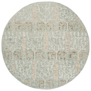 Safavieh Jardin Hand-tufted Runner Rug - Elegant Forestry Design For Timeless Luxury In Your Home Decor Green ,Beige 80% Wool 10% Cotton Jar852y-6r