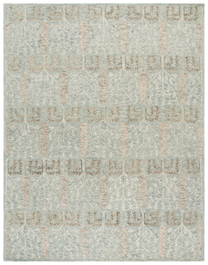 Safavieh Jardin Elegant Hand-tufted Area Rug With Botanical Design For Timeless Home Decor And Comfort Green ,Beige 80% Wool 10% Cotton Jar852y-6