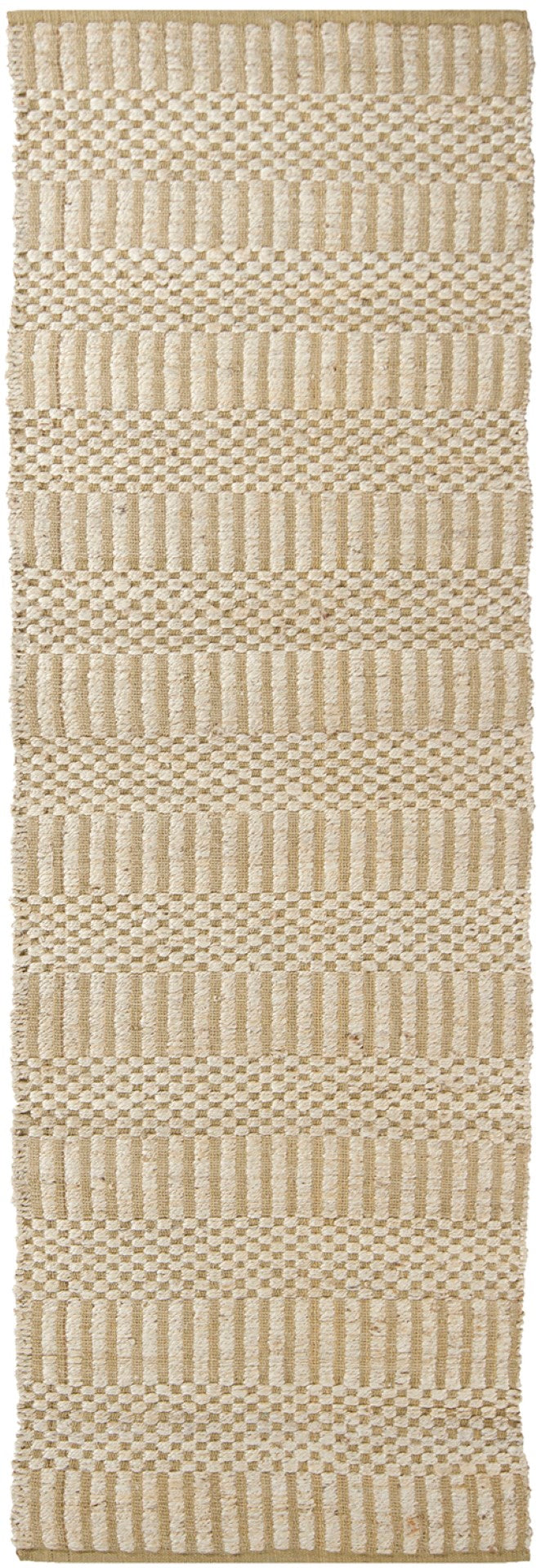 Chandra Rugs Hand-woven Reversible Rug - Luxurious Cotton & Jute Blend, Unique Artistry For Stylish Decor! Natural Cotton,Jute Jaz17000-2676