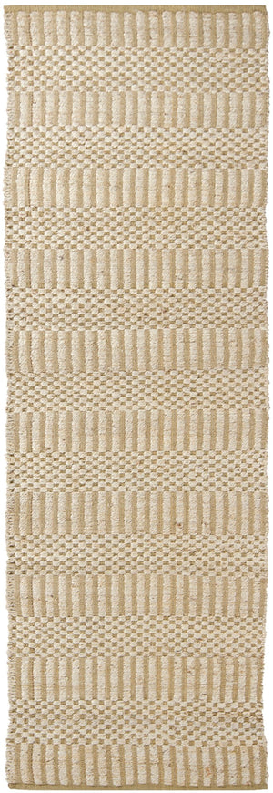 Chandra Rugs Hand-woven Reversible Rug - Luxurious Cotton & Jute Blend, Unique Artistry For Stylish Decor! Natural Cotton,Jute Jaz17000-2676