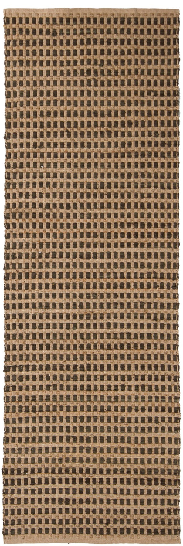 Chandra Rugs Hand-woven Contemporary Reversible Rug - Luxurious Cotton & Jute Design For Stylish Home Décor Tan,Black Cotton,Jute Jaz17003-2676