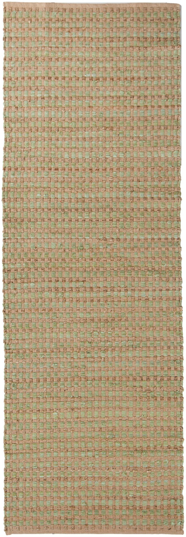 Chandra Rugs Hand-woven Contemporary Reversible Rug - Luxurious Cotton & Jute Blend For Stylish Home Décor Tan,Green Cotton,Jute Jaz17004-2676