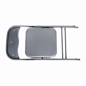 English Elm Madison 5-Piece Folding Card Table and Chair Set for Game Nights, Gatherings & Extra Seating Gray 33.5"W x 33.5"D x 27.75"H JB-1-GY-GG