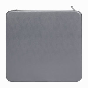 English Elm Madison 5-Piece Folding Card Table and Chair Set for Game Nights, Gatherings & Extra Seating Gray 33.5"W x 33.5"D x 27.75"H JB-1-GY-GG