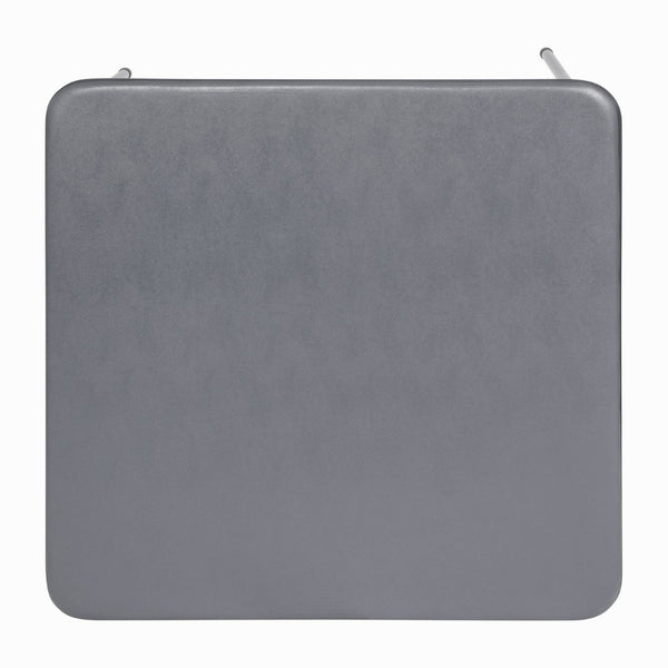 English Elm Madison 5-Piece Folding Card Table and Chair Set for Game Nights, Gatherings & Extra Seating Gray 33.5"W x 33.5"D x 27.75"H JB-1-GY-GG