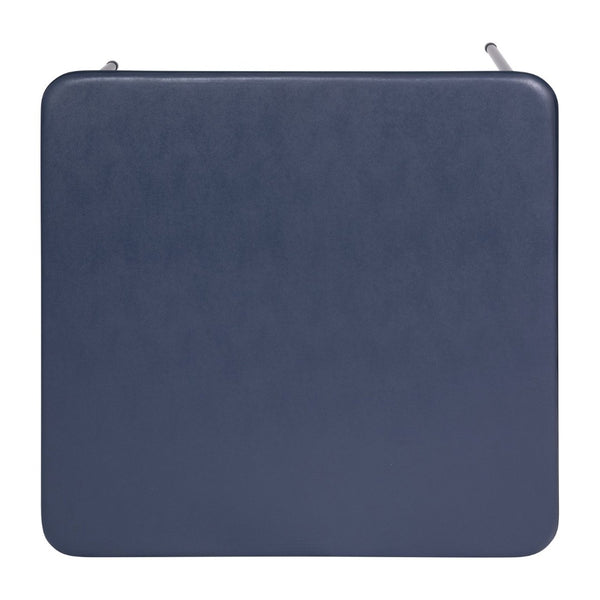 English Elm Madison 5-Piece Folding Card Table and Chair Set for Game Nights, Gatherings & Extra Seating Navy 33.5"W x 33.5"D x 27.75"H JB-1-NV-GG