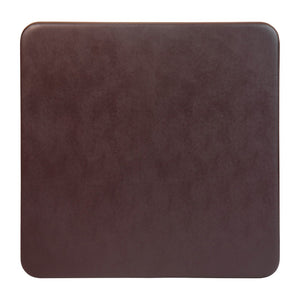 English Elm Madelyn Folding Card Table for 4 - Versatile, Lightweight Design for Game Nights and Dining Events Brown 33.5"W x 33.5"D x 27.75"H JB-2-BR-GG