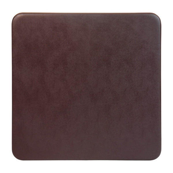 English Elm Madelyn Folding Card Table for 4 - Versatile, Lightweight Design for Game Nights and Dining Events Brown 33.5"W x 33.5"D x 27.75"H JB-2-BR-GG