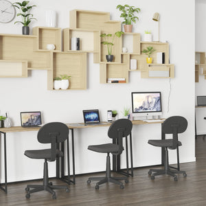 English Elm Walker Small Rustic Natural Folding Computer Desk - Compact, Stylish Workspace for Home & Office JB-YJ354D-GG