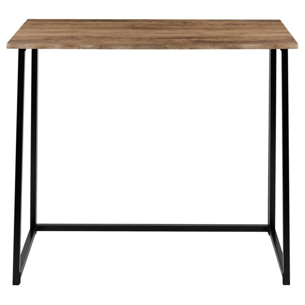 English Elm Walker Small Rustic Natural Folding Computer Desk - Compact, Stylish Workspace for Home & Office JB-YJ354D-GG