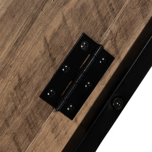 English Elm Walker Small Rustic Natural Folding Computer Desk - Compact, Stylish Workspace for Home & Office JB-YJ354D-GG