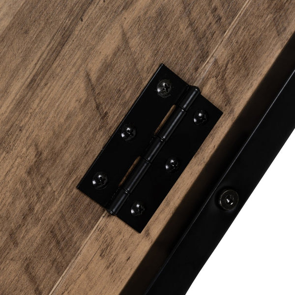 English Elm Walker Small Rustic Natural Folding Computer Desk - Compact, Stylish Workspace for Home & Office JB-YJ354D-GG