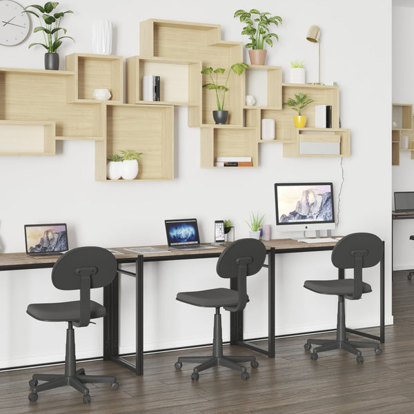 English Elm Walker Rustic Industrial Folding Computer Desk - Compact, Space-Saving Workstation for Home & Office JB-YJ354F-GG