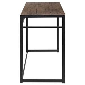 English Elm Walker Rustic Industrial Folding Computer Desk - Compact, Space-Saving Workstation for Home & Office JB-YJ354F-GG