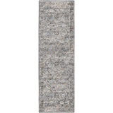 Dalyn Rugs Jericho JC4 Tufted 100% Polyester Traditional Rug Silver 2'6" x 12' JC4SV2X12