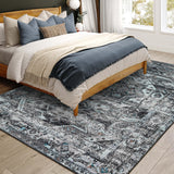Dalyn Rugs Jericho JC5 Tufted 100% Polyester Transitional Rug Steel 9' x 12' JC5ST9X12