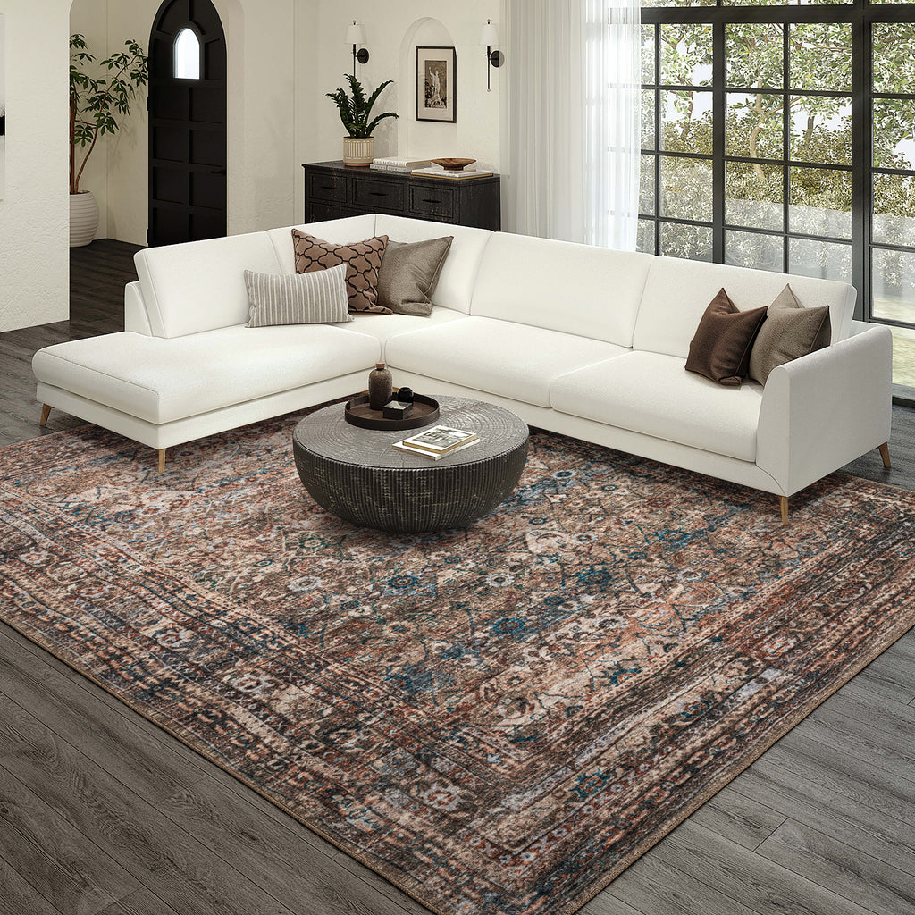 Dalyn Rugs Jericho JC7 Tufted 100% Polyester Traditional Rug Latte 9' x 12' JC7LT9X12