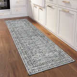 Dalyn Rugs Jericho JC7 Tufted 100% Polyester Traditional Rug Pewter 2'6" x 12' JC7PW2X12