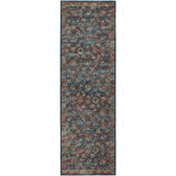 Dalyn Rugs Jericho JC8 Tufted 100% Polyester Traditional Rug Navy 2'6" x 12' JC8NA2X12