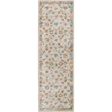 Dalyn Rugs Jericho JC8 Tufted 100% Polyester Traditional Rug Parchment 2'6" x 12' JC8PC2X12