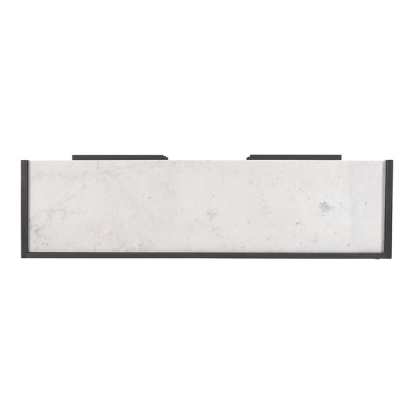 Moe's Home Paloma 6 Drawer Dresser With Stunning White Marble Top And Unique Solid Mango Wood Craftsmanship Grey Solid Mango Wood,White Banswara Marble Top Jd-1057-07-0