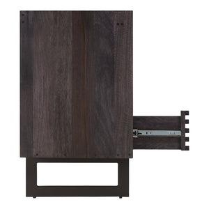 Moe's Home Paloma 6 Drawer Dresser With Stunning White Marble Top And Unique Solid Mango Wood Craftsmanship Grey Solid Mango Wood,White Banswara Marble Top Jd-1057-07-0