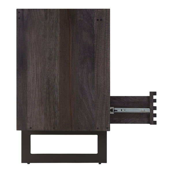 Moe's Home Paloma 6 Drawer Dresser With Stunning White Marble Top And Unique Solid Mango Wood Craftsmanship Grey Solid Mango Wood,White Banswara Marble Top Jd-1057-07-0