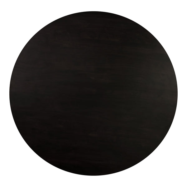 Moe's Home Povera Round Dining Table - Stunning Acacia Wood Design With Unique Ribbed Texture And Timeless Elegance Black Solid Acacia
Wood Jd-1059-02-0